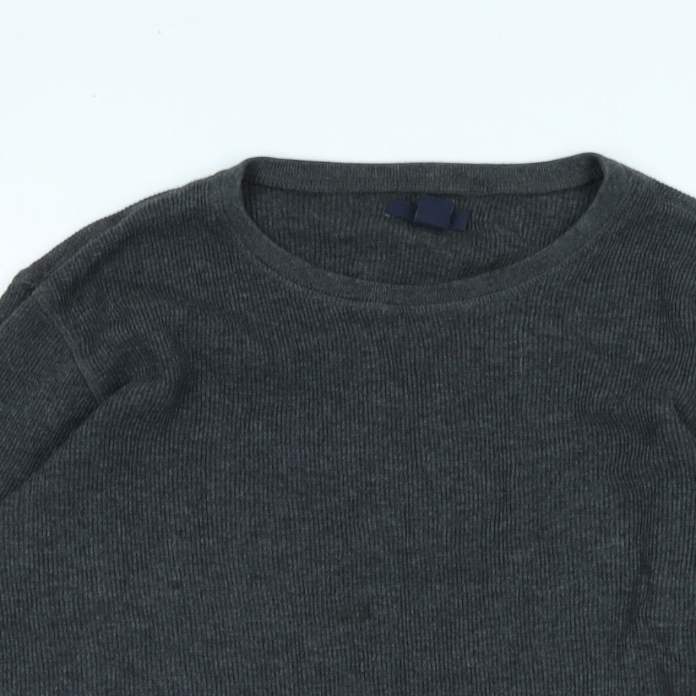 Womens UK Size S Gap Grey Jersey T-Shirt