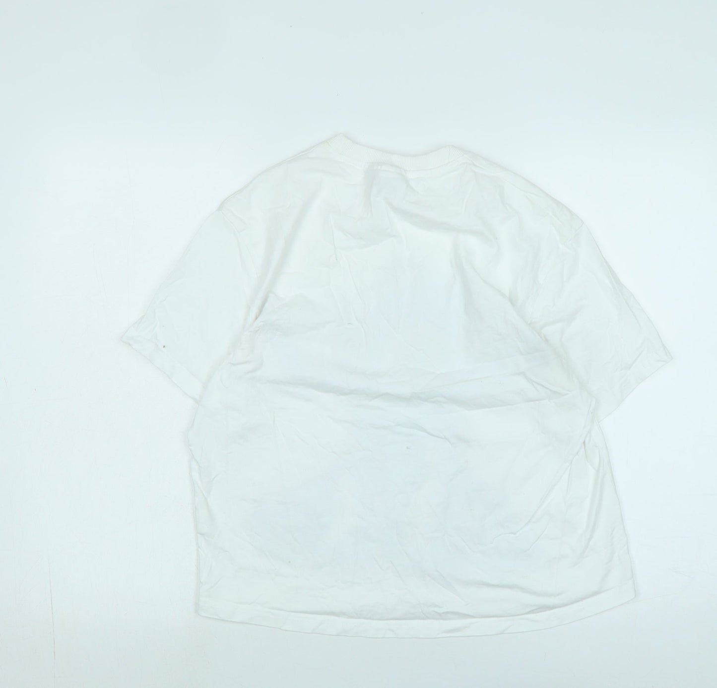 Womens UK Size S Disney White Basic T-Shirt