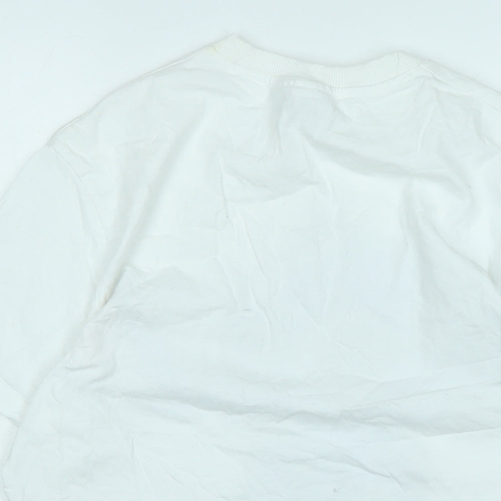 Womens UK Size S Disney White Basic T-Shirt