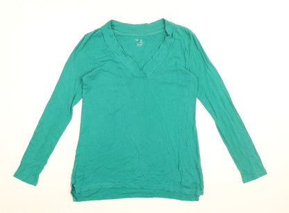 Womens UK Size M Gap Green Basic T-Shirt
