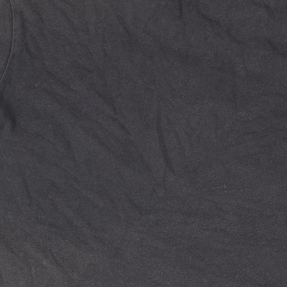 Larsson & Co Mens Blue Cotton Polo Size M Collared Button