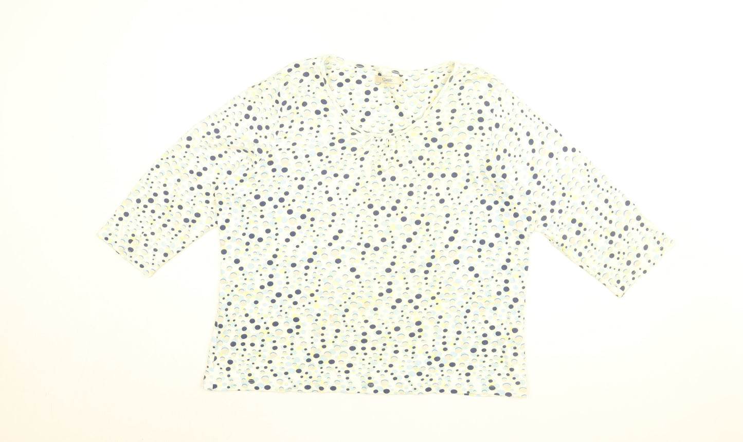 Womens UK Size 16 Marks and Spencer White Basic T-Shirt