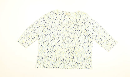 Womens UK Size 16 Marks and Spencer White Basic T-Shirt