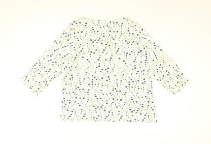 Womens UK Size 16 Marks and Spencer White Basic T-Shirt