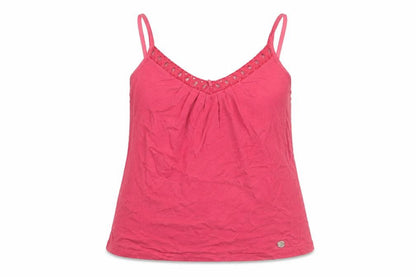 Womens UK Size 10 Betty Jackson Black Pink Camisole T-Shirt