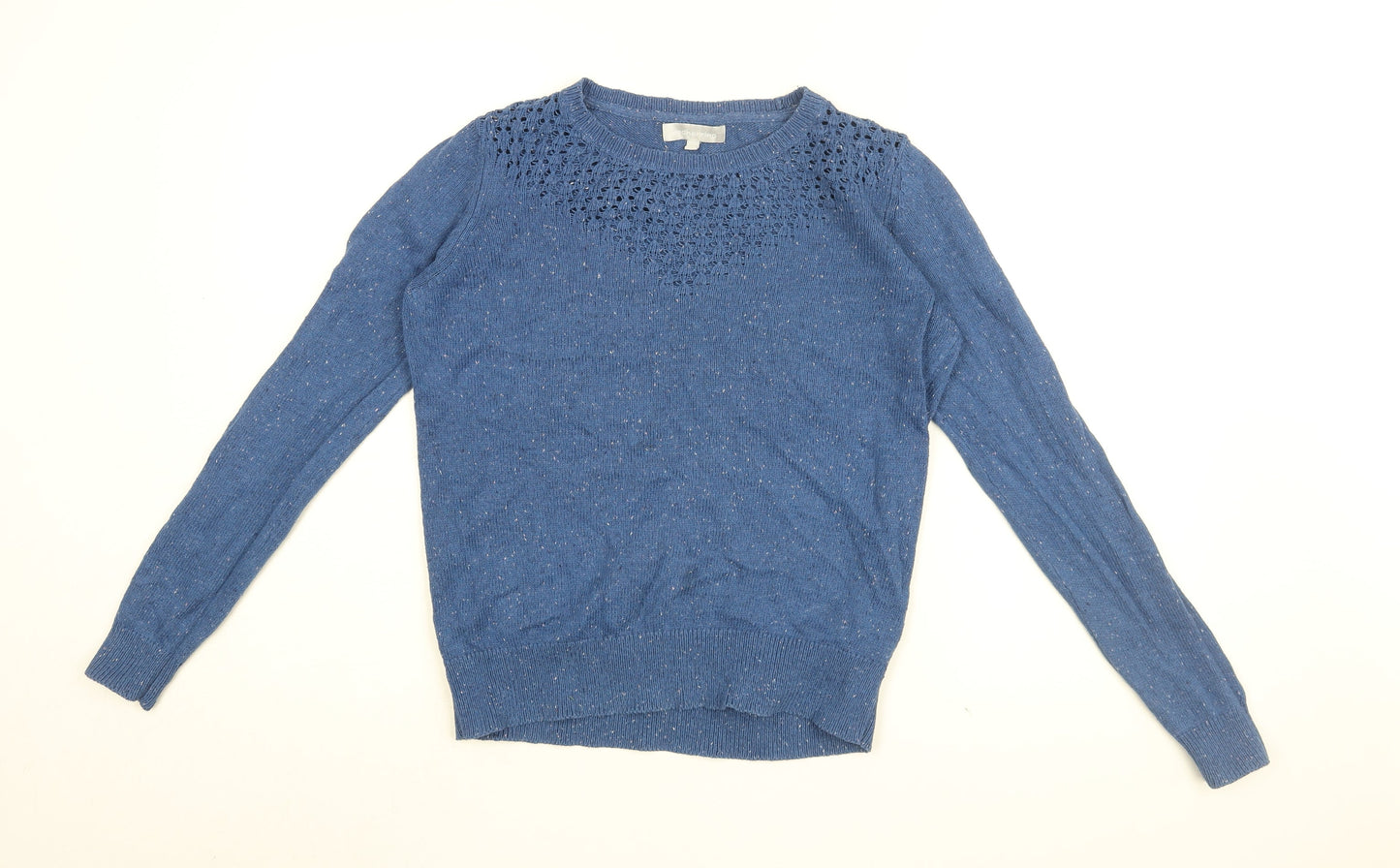 Womens UK Size 14 Red Herring Blue Pullover Jumper