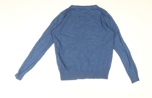 Womens UK Size 14 Red Herring Blue Pullover Jumper
