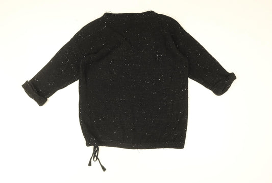 Womens UK Size S DKNY Black Pullover Jumper