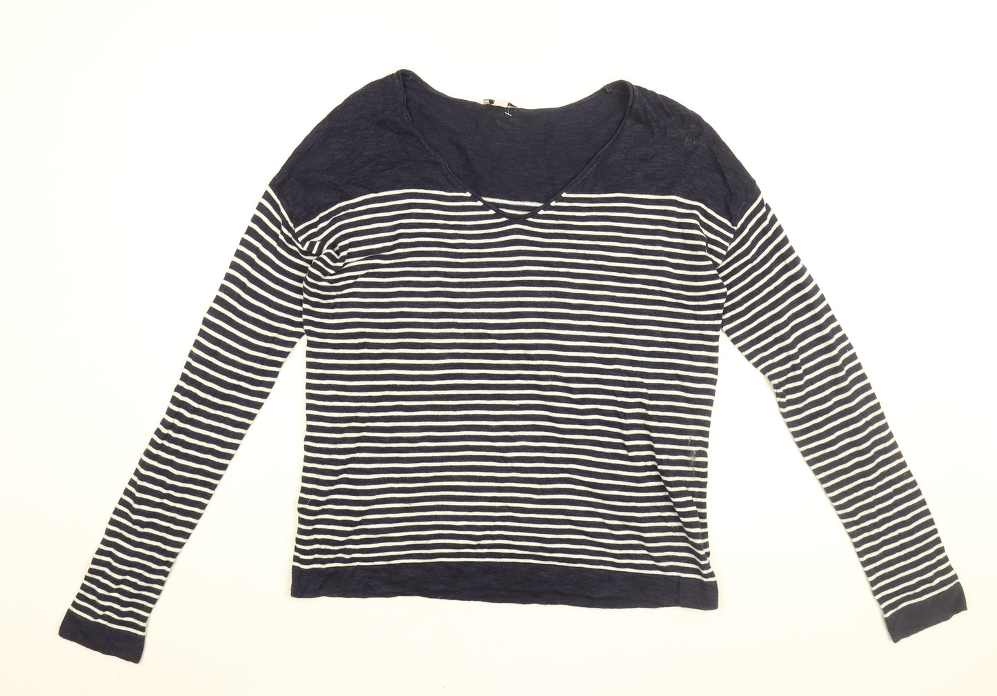 Womens UK Size S Gap Blue Basic T-Shirt