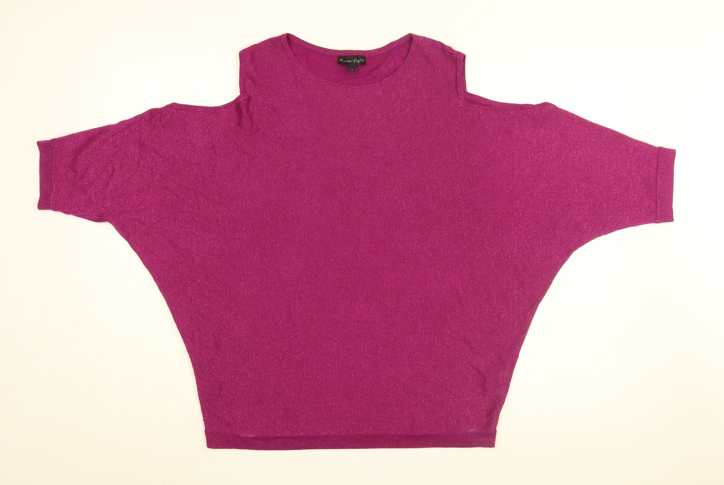 Womens UK Size L Phase Eight Purple Basic T-Shirt