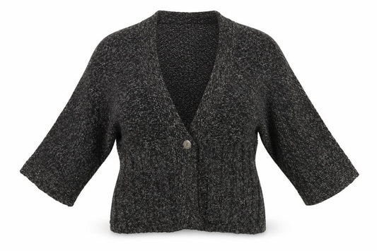 Womens UK Size 16 Olsen Black Cardigan Jumper