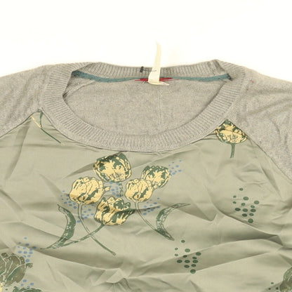 Womens UK Size M NEXT Grey Basic Blouse