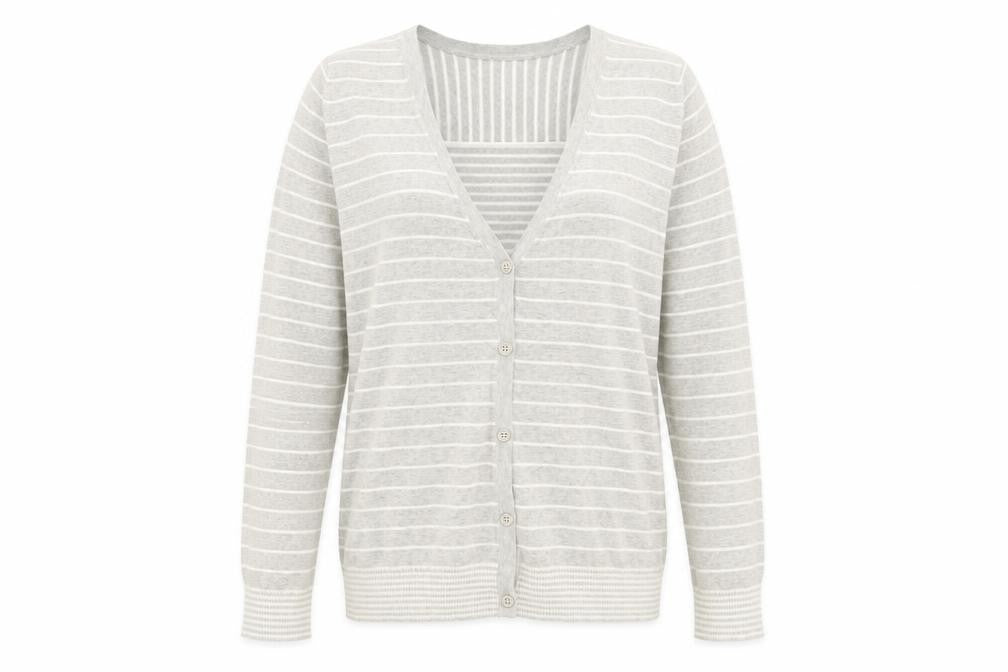 Womens UK Size M Gap Grey Cardigan Jumper