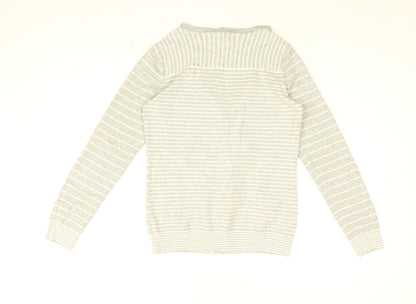 Womens UK Size M Gap Grey Cardigan Jumper