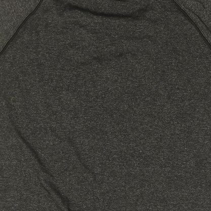 Only Play Womens Black Polyester Basic T-Shirt Size L Round Neck Pullover