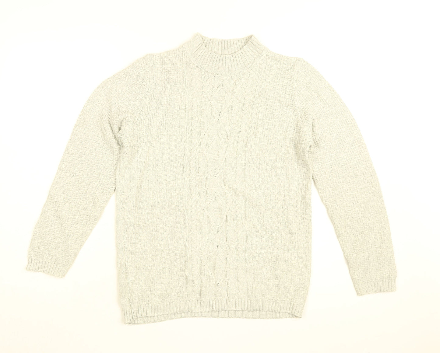 Womens UK Size 10 Isle Grey Pullover Jumper