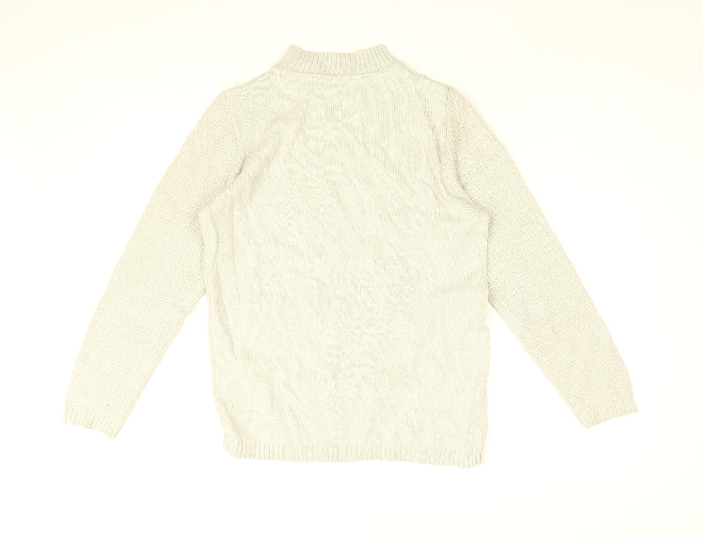 Womens UK Size 10 Isle Grey Pullover Jumper