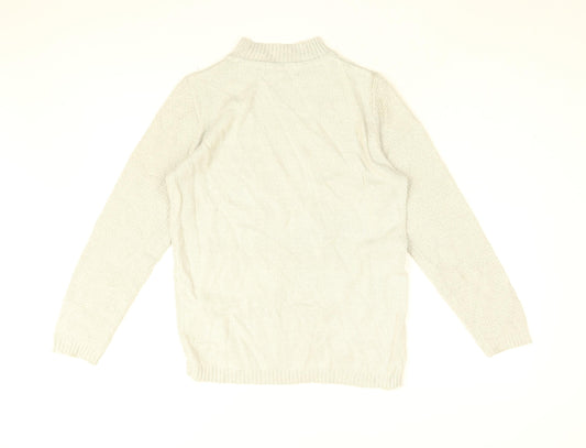 Womens UK Size 10 Isle Grey Pullover Jumper
