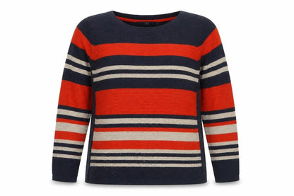 Womens UK Size 14-16 Isle Multicoloured Pullover Jumper