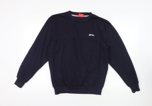 Mens UK Size S Slazenger Blue Pullover Sweatshirt