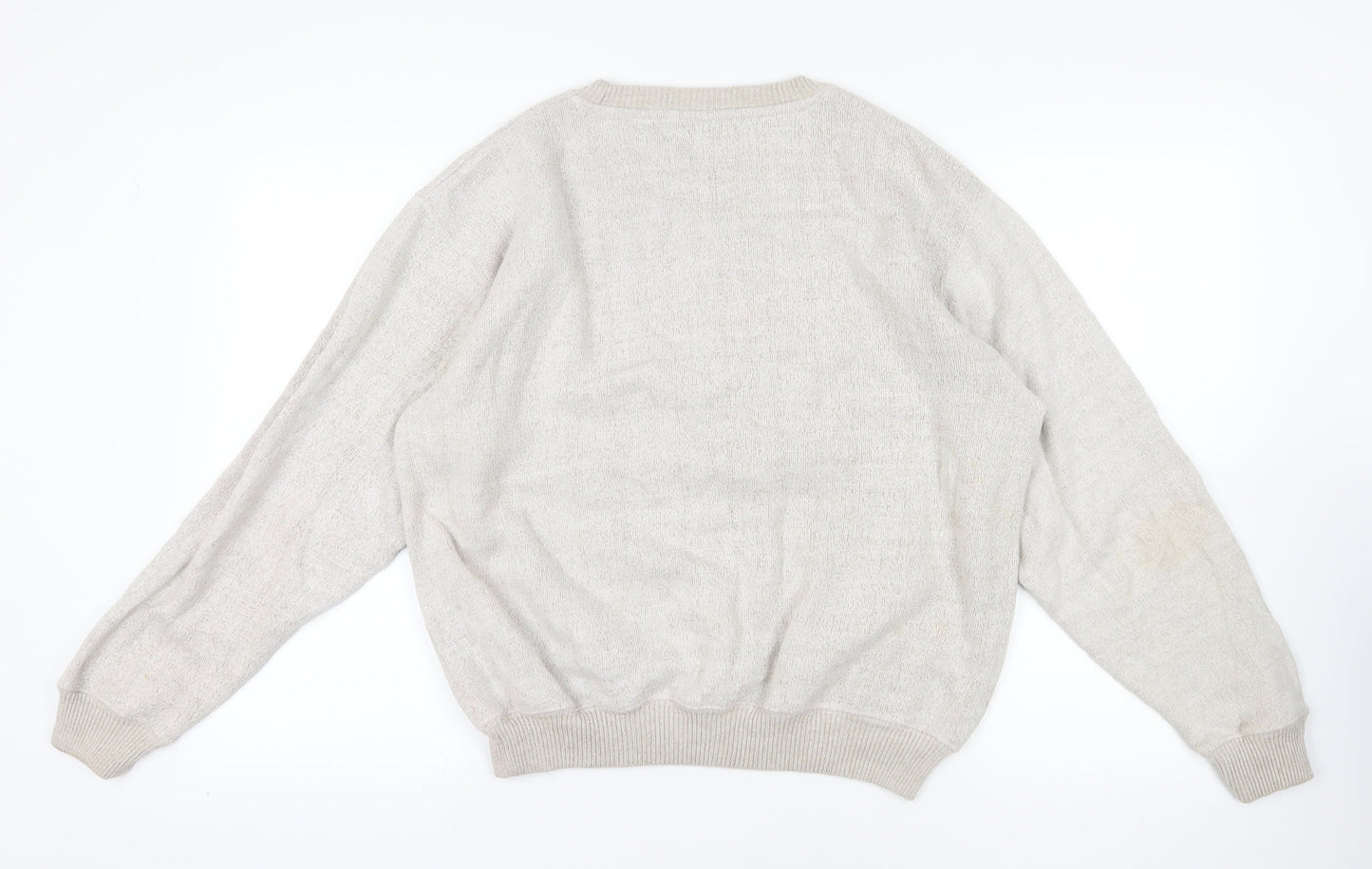 Unisex Adults UK Size M Florida Beige Pullover Jumper