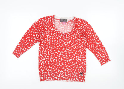 Womens UK Size 14 Lipsy Red Pullover Jumper