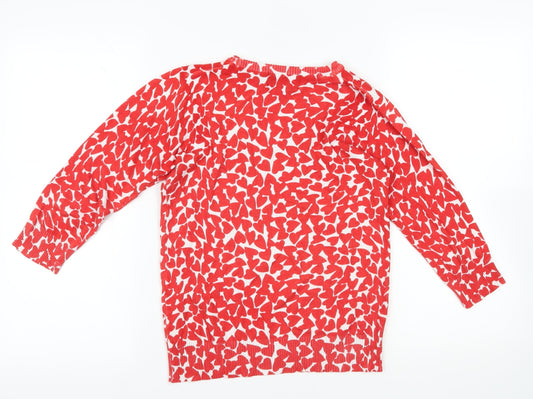 Womens UK Size 14 Lipsy Red Pullover Jumper