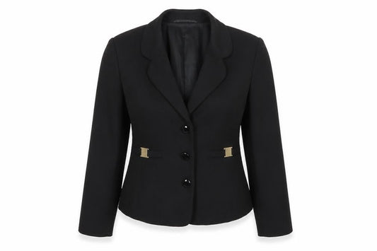 Precis Black Blazer Women Size 14 Classic Style
