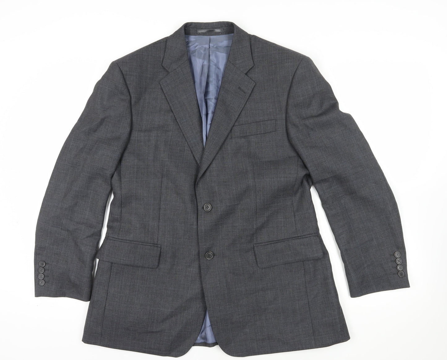 Mens UK Size 40 Berwin & Berwin Regular Grey Suit Jacket