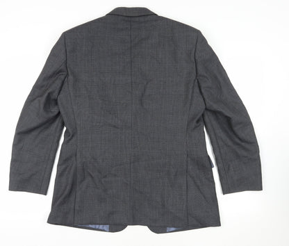 Mens UK Size 40 Berwin & Berwin Regular Grey Suit Jacket