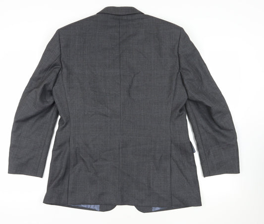 Mens UK Size 40 Berwin & Berwin Regular Grey Suit Jacket