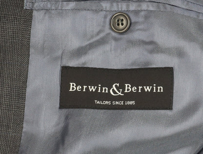 Mens UK Size 40 Berwin & Berwin Regular Grey Suit Jacket