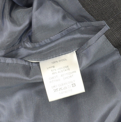 Mens UK Size 40 Berwin & Berwin Regular Grey Suit Jacket
