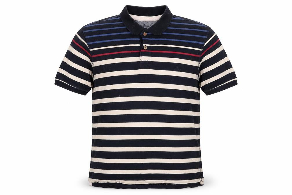 Mens UK Size L One Valley Cotton Blend Polo Shirt