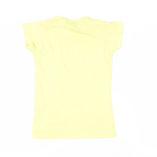 Womens UK Size S Trespass Yellow Basic T-Shirt