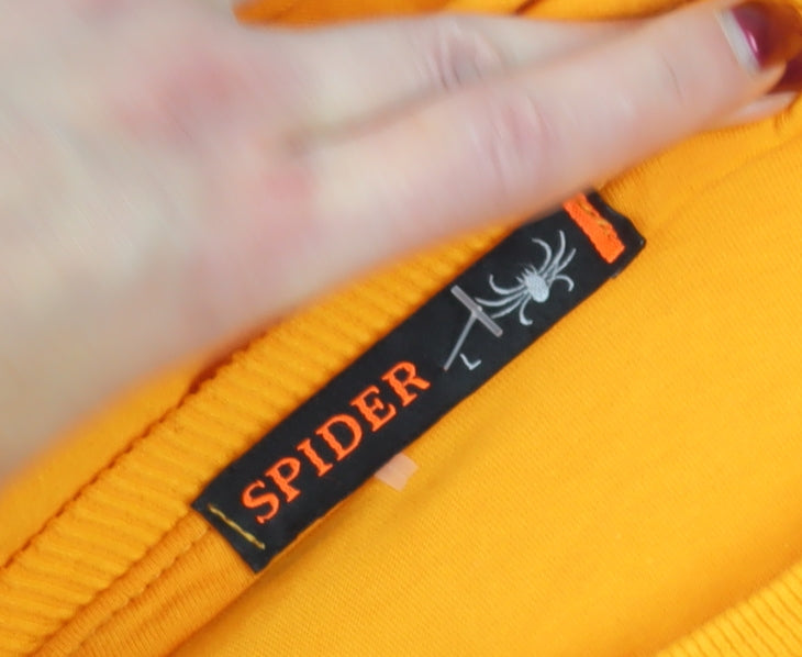 Spider Orange Anime Graphic T-Shirt, L Unisex