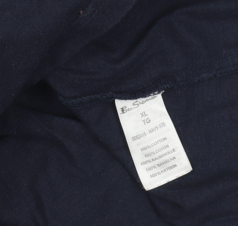 Mens UK Size XL Ben Sherman Blue  T-Shirt