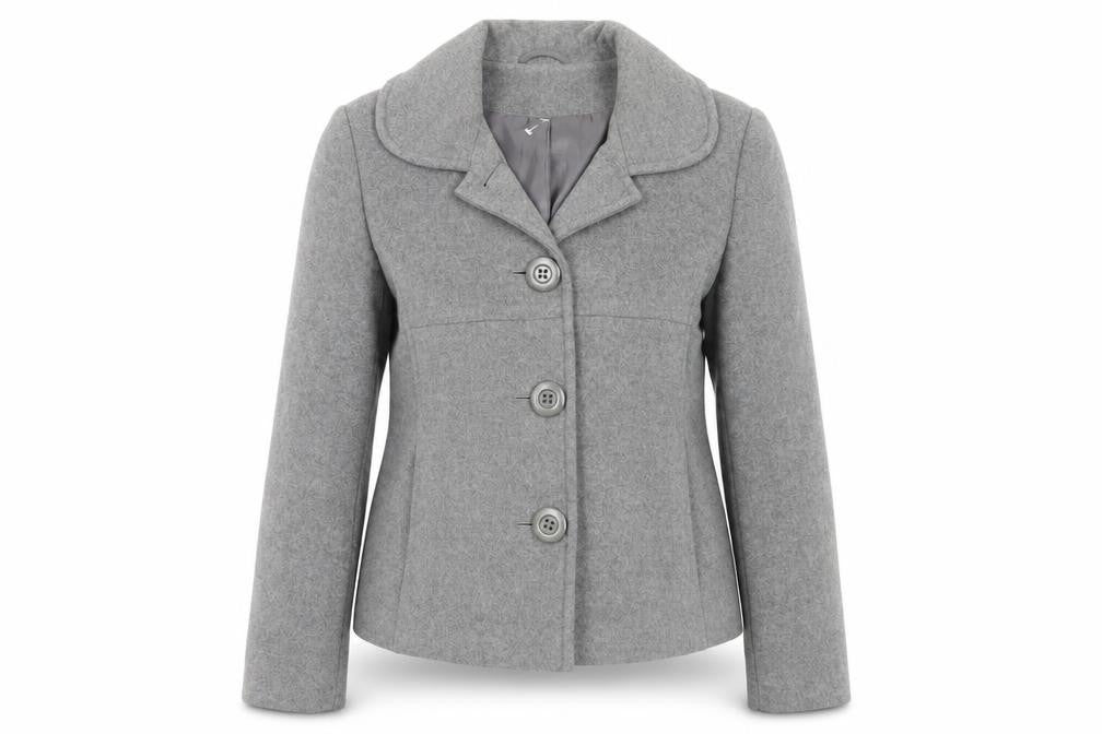 Womens UK Size 12 Dorothy Perkins Grey Basic Jacket