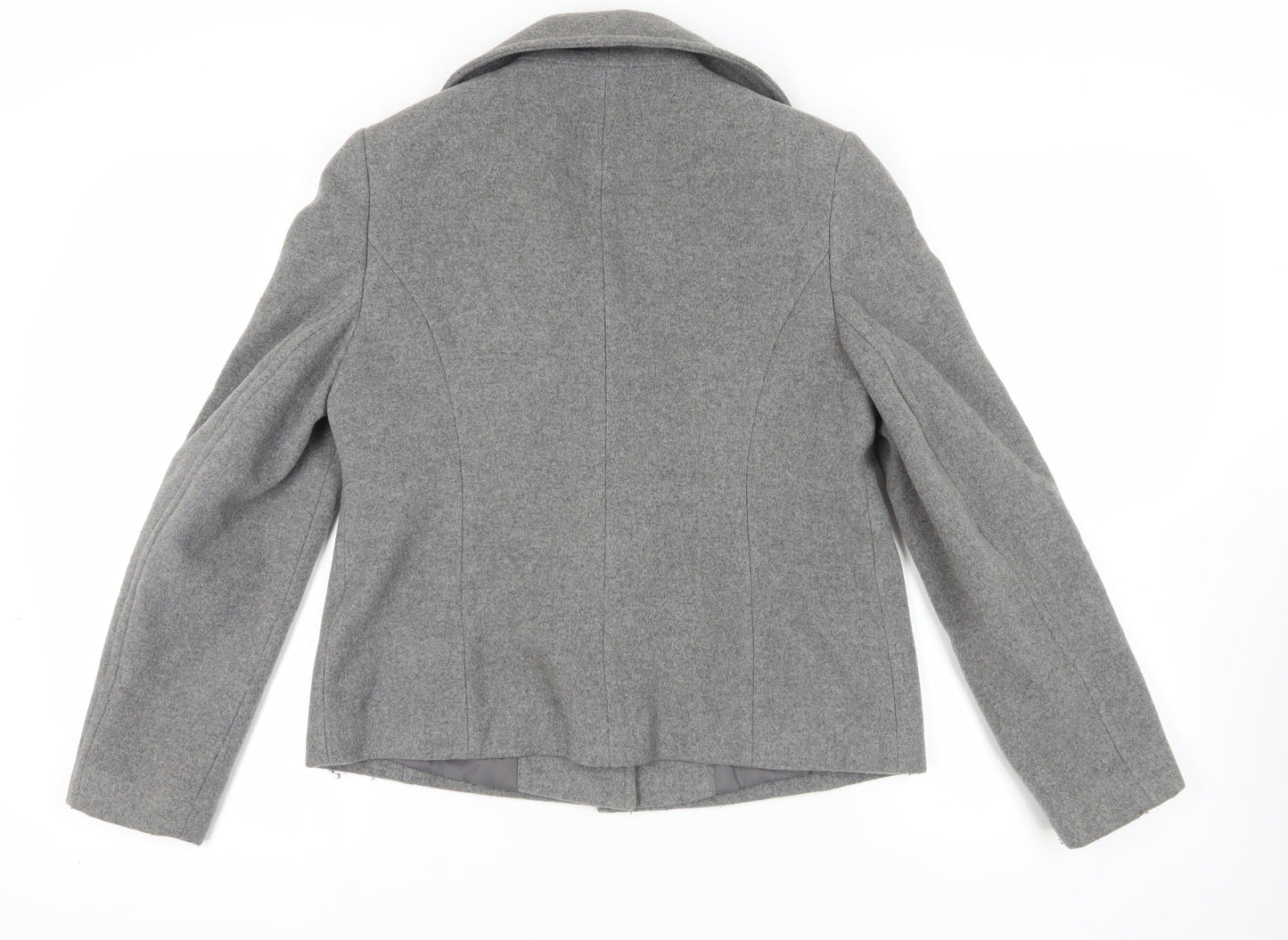 Womens UK Size 12 Dorothy Perkins Grey Basic Jacket