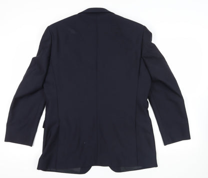 Mens UK Size 42 Scott & Taylor Regular Black Suit Jacket
