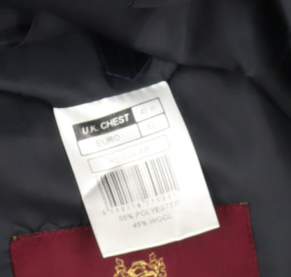 Mens UK Size 42 Scott & Taylor Regular Black Suit Jacket