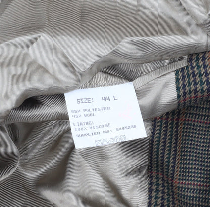 Mens UK Size 44 Gurteen Regular Brown Suit Jacket