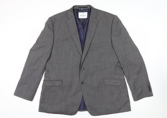 Mens UK Size 48 Daniel Hechter Regular Grey Suit Jacket