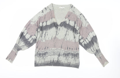 Womens UK Size 10 Lakeland Multicoloured Pullover Jumper