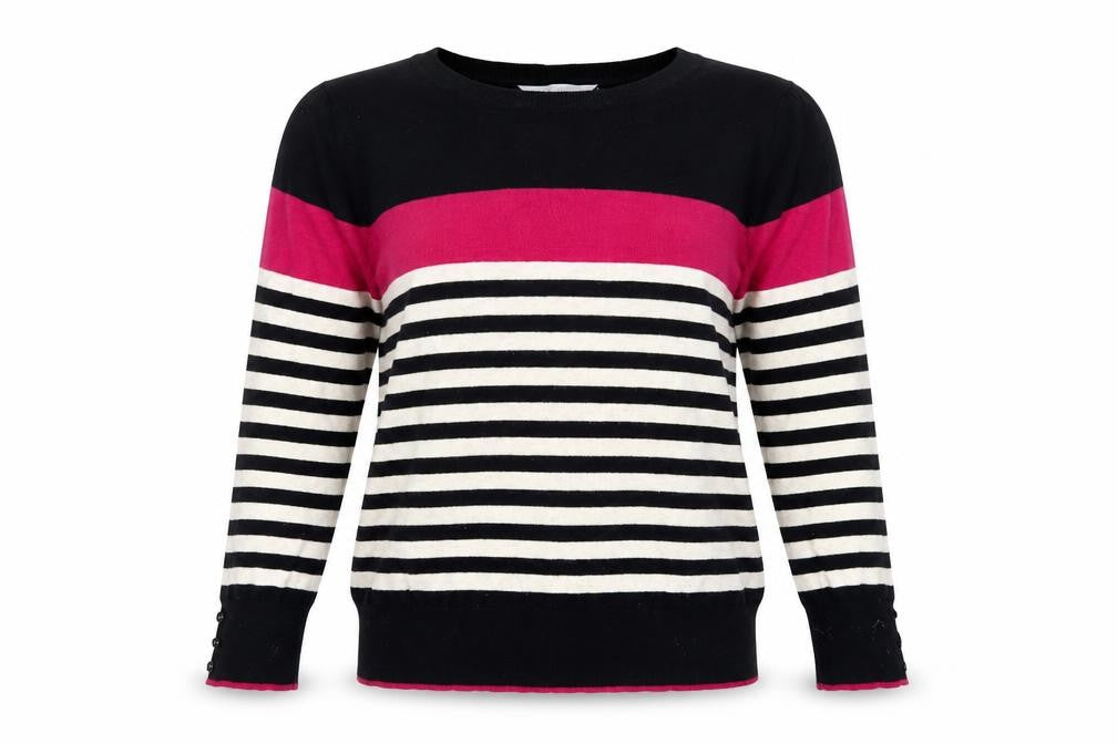 Womens UK Size 12 Red Herring Multicoloured Pullover Jumper