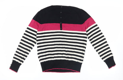 Womens UK Size 12 Red Herring Multicoloured Pullover Jumper