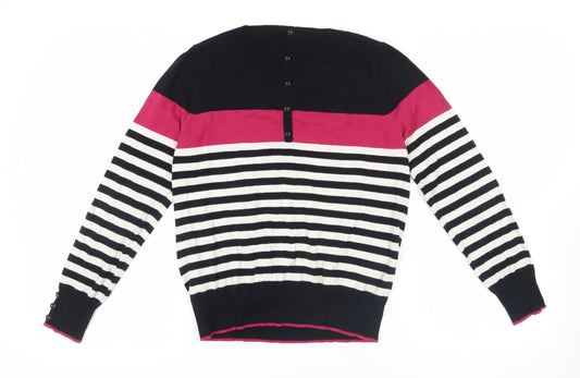 Womens UK Size 12 Red Herring Multicoloured Pullover Jumper