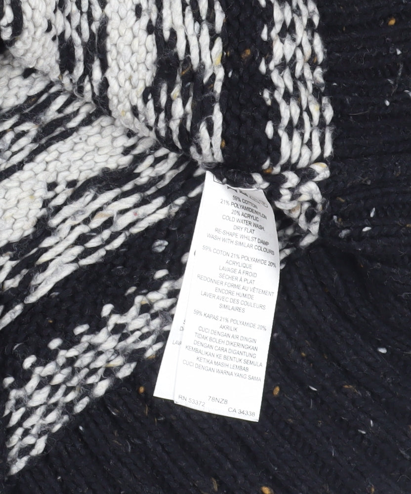 Womens UK Size M French Connection Black Pullover Jumper