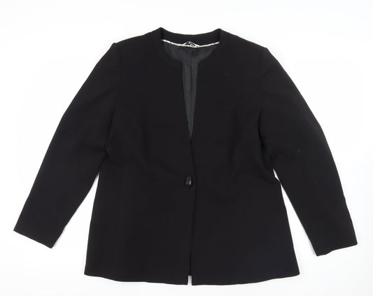 Klass Black Blazer - Size 16, Business Chic