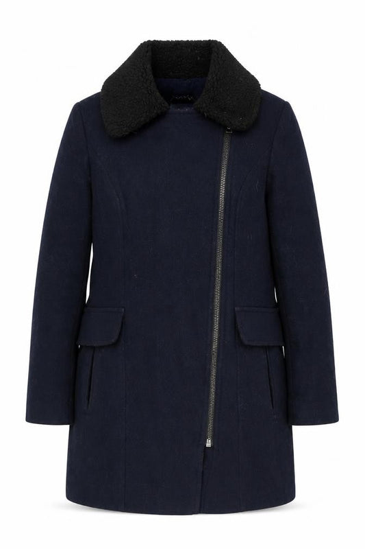 Womens UK Size 14 NEXT Black Overcoat
